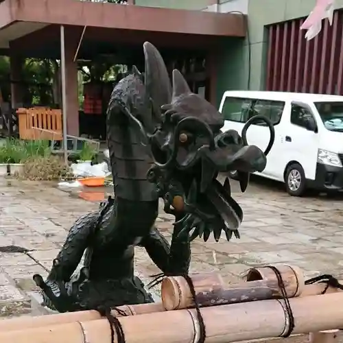 生國魂神社の手水