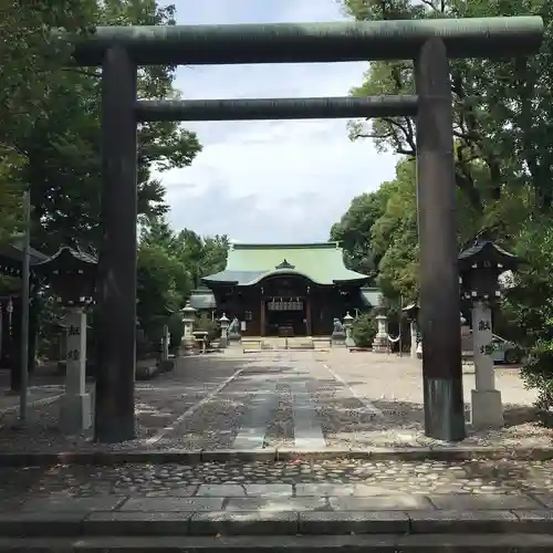 溝旗神社（肇國神社）の鳥居