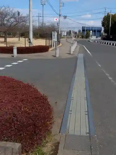 国渭地祇神社の周辺