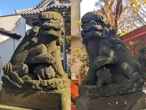 銚港神社の狛犬