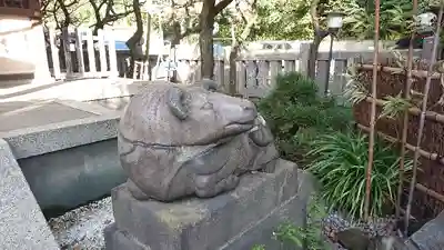 牛天神北野神社の狛犬