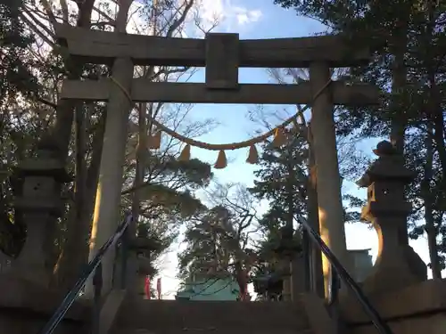 篠原八幡神社の鳥居