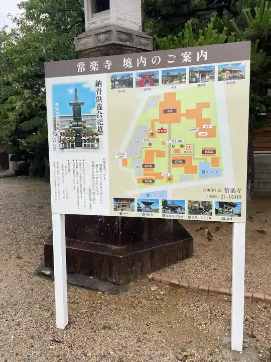 常楽寺の庭園
