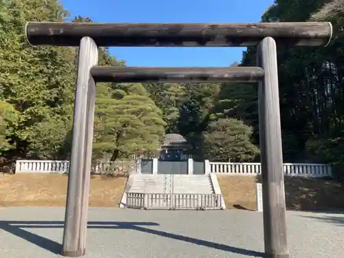 大正天皇多摩陵の鳥居