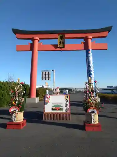 東京羽田 穴守稲荷神社の鳥居