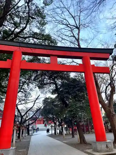 花園神社の鳥居