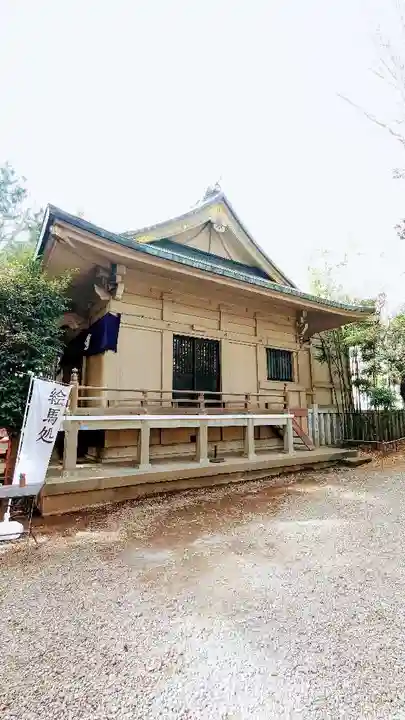 上目黒氷川神社の本殿・本堂