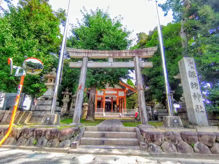諏訪社(勝幡)の鳥居