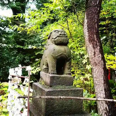 御田八幡神社の狛犬