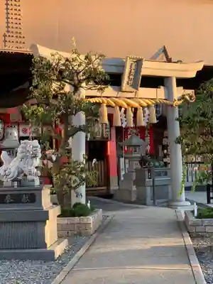 萱島神社の鳥居