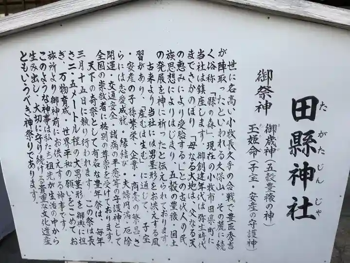田縣神社の歴史