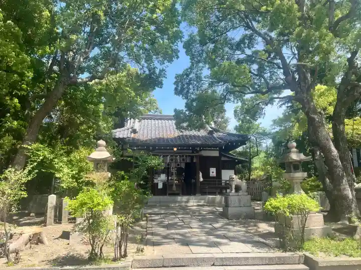 安居神社の本殿・本堂