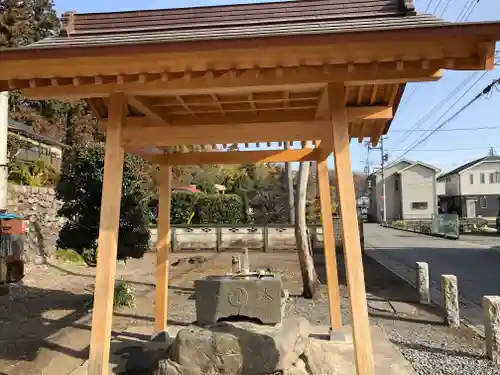 千ケ瀬神社の手水舎