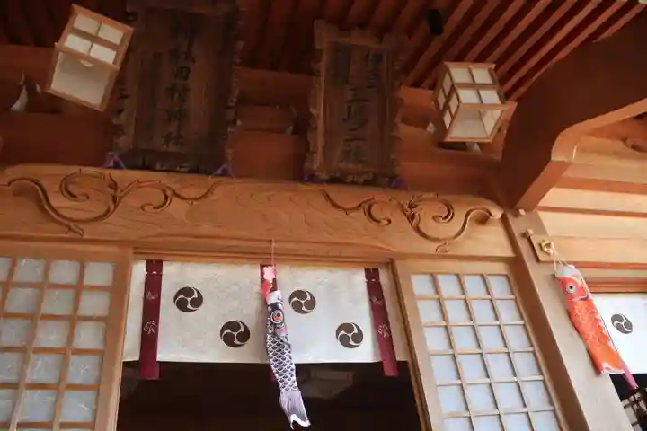 阿久津「田村神社」(郡山市阿久津町)旧社名:伊豆箱根三嶋三社の本殿・本堂