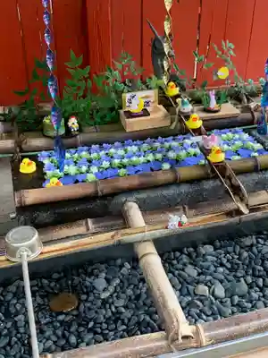 白岡八幡神社の手水舎