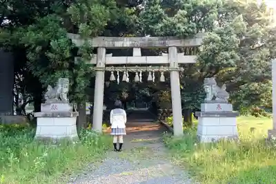 三ケ尻八幡神社の鳥居