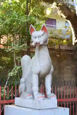 笠䅣稲荷神社の狛犬