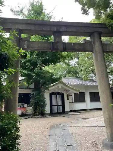 安居神社の鳥居