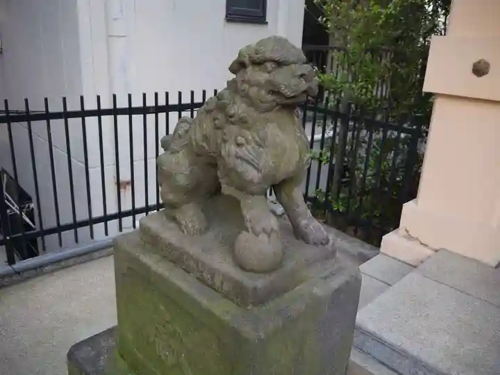 高輪神社の狛犬