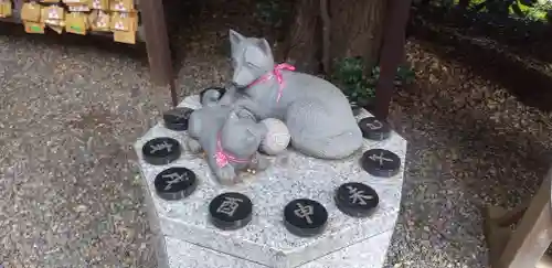 岩槻久伊豆神社の狛犬