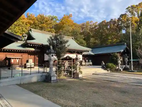 山梨縣護國神社の本殿・本堂