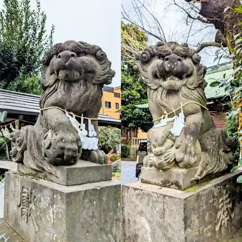 鳩ヶ谷氷川神社の狛犬