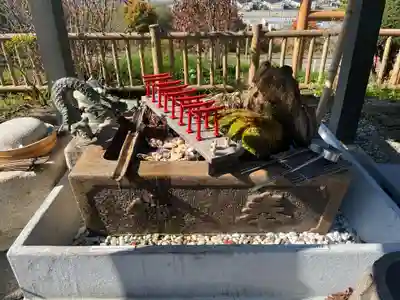 浦幌神社・乳神神社の手水舎