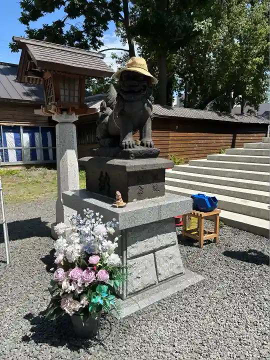 札幌諏訪神社の狛犬