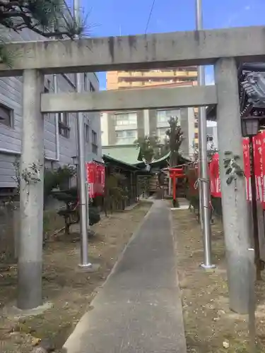 松山神社の鳥居