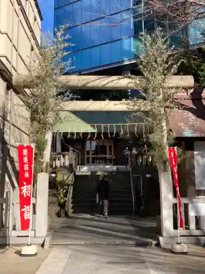  六本木天祖神社の鳥居