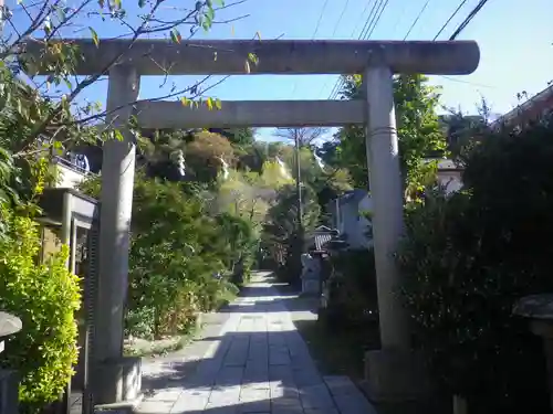 五所神社の鳥居