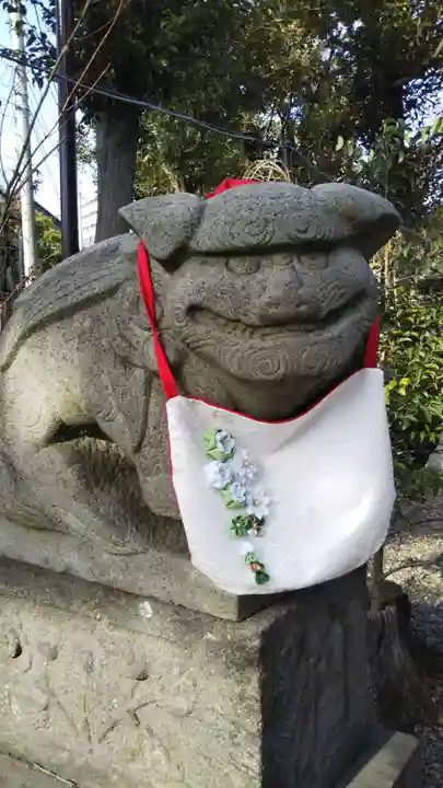 菊田神社の狛犬