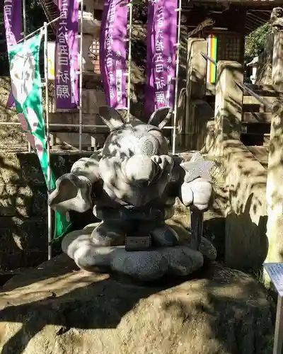 下野 星宮神社の狛犬