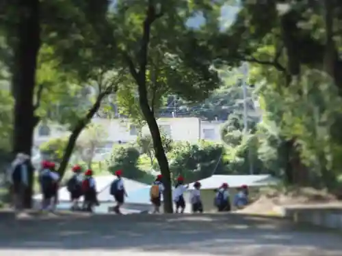 川田八幡神社の景色