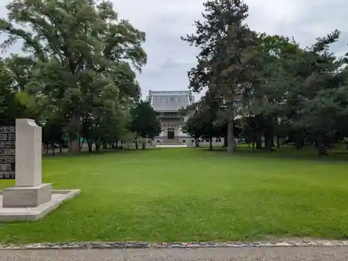 北海道護國神社の庭園