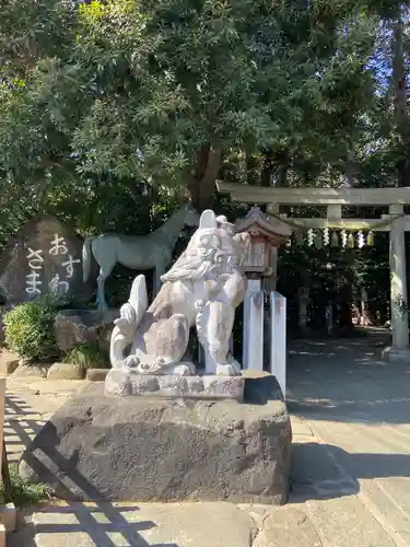 駒木諏訪神社の狛犬