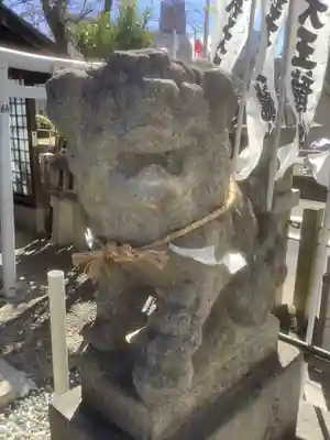 素盞男社の狛犬