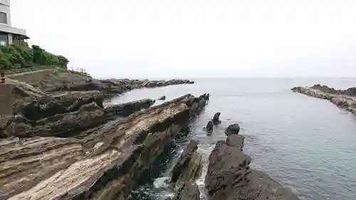 楫の三郎山神社の景色