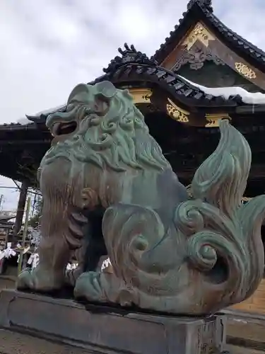 高岡関野神社の狛犬