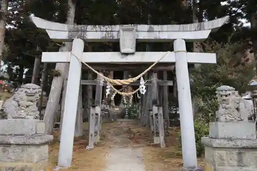 夏井諏訪神社の鳥居