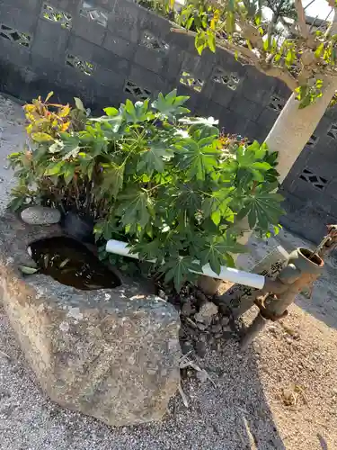 華城玉祖神社の手水舎