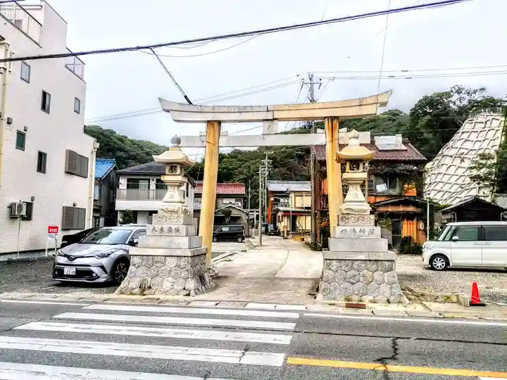 中洲神社の鳥居
