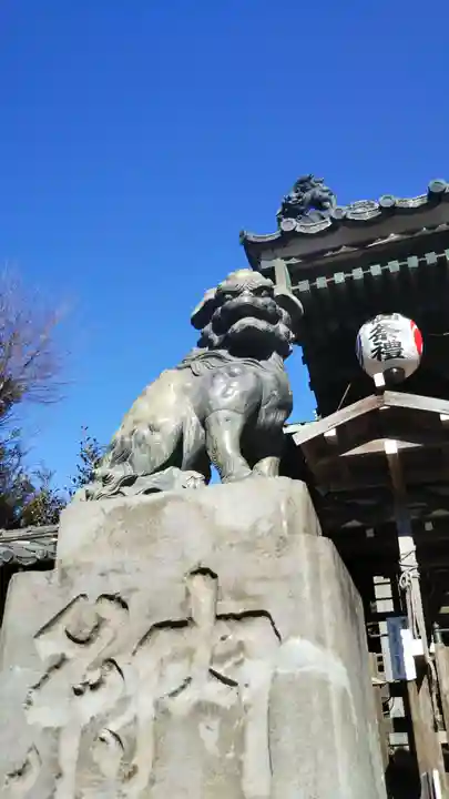 下総野田愛宕神社の狛犬
