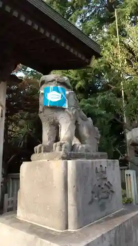 常陸第三宮　吉田神社の狛犬