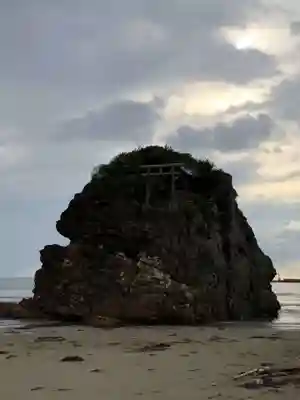 稲佐の浜　弁天島の周辺