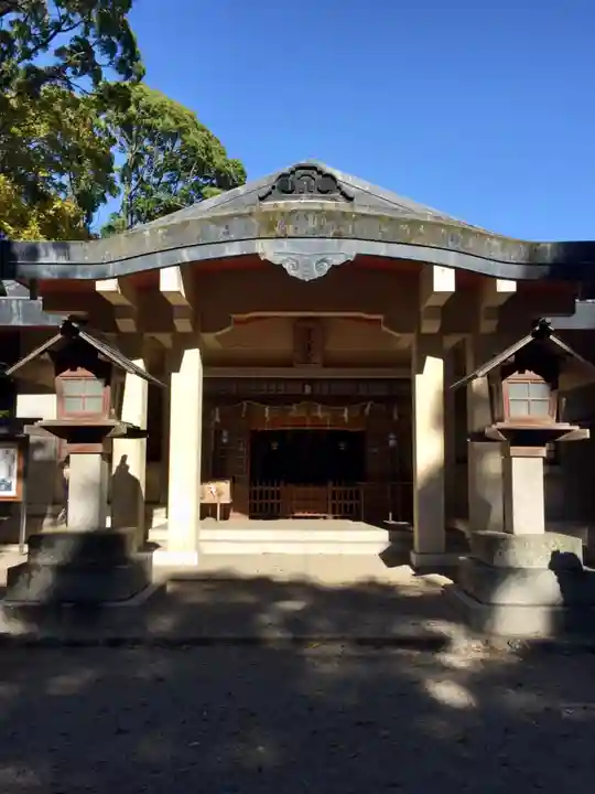 津八幡宮の本殿・本堂