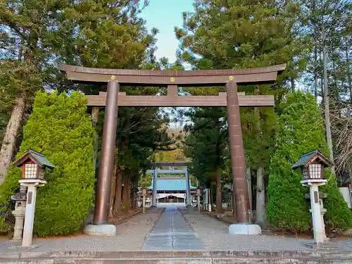 山梨縣護國神社の鳥居