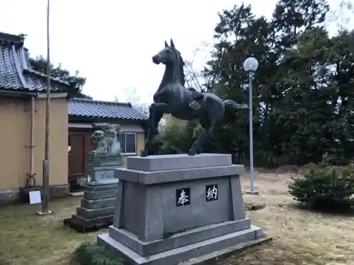 兔橋神社の狛犬