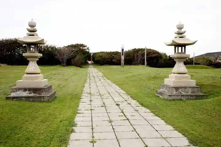 天塩厳島神社の景色