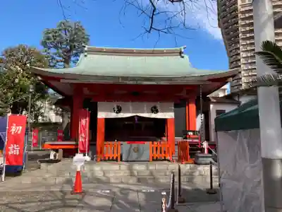 麻布氷川神社の本殿・本堂